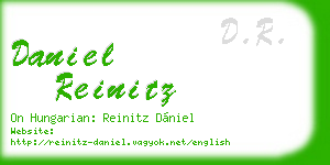 daniel reinitz business card